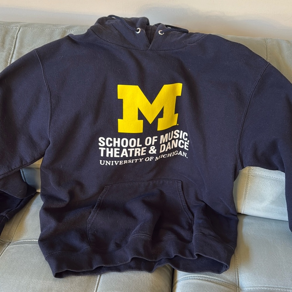 University of Michigan School of Music Theatre & Dance sweatshirt